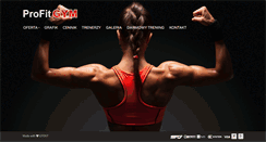 Desktop Screenshot of profitgym.pl