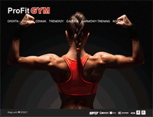 Tablet Screenshot of profitgym.pl
